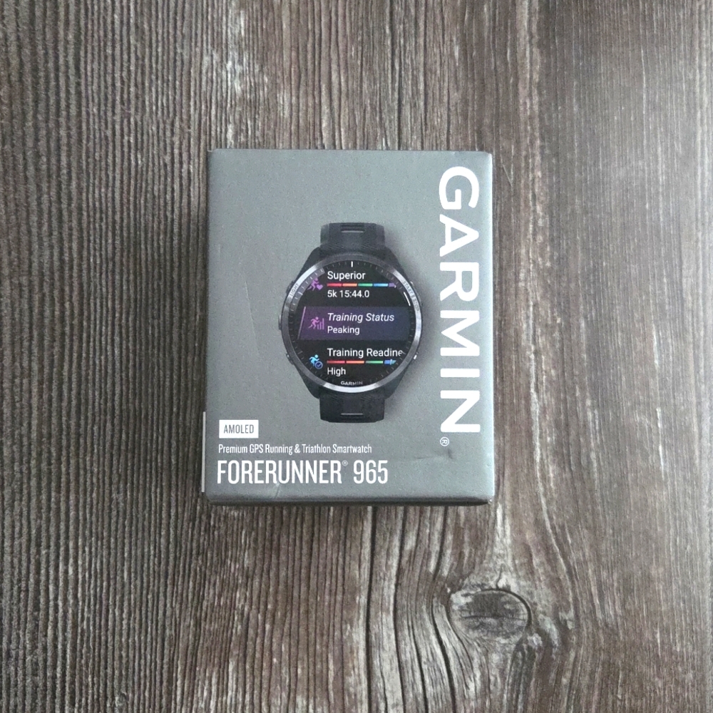 Garmin Forerunner® 965 Running Smartwatch, Colorful AMOLED Display,
